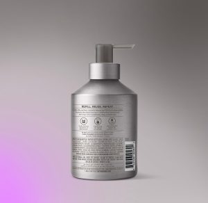 gel hand wash – violet + lavender. 12 fl oz