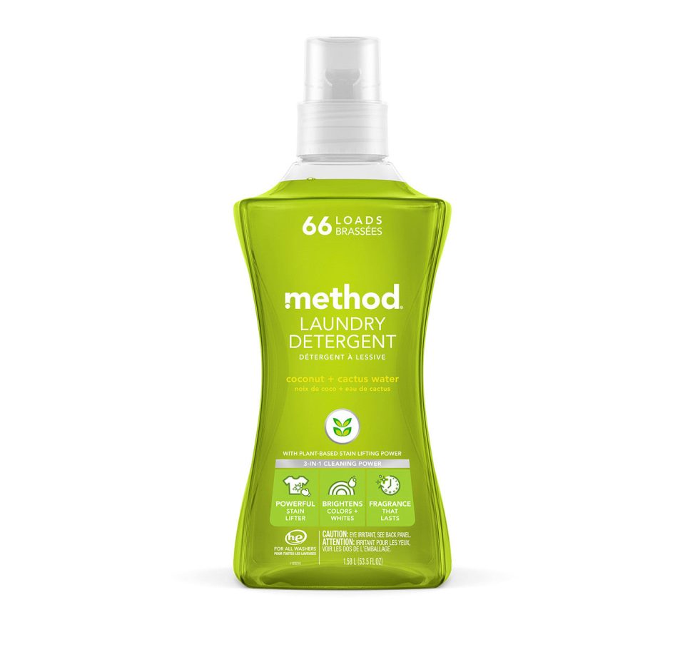 laundry detergent - coconut + cactus water. 53.5 fl oz