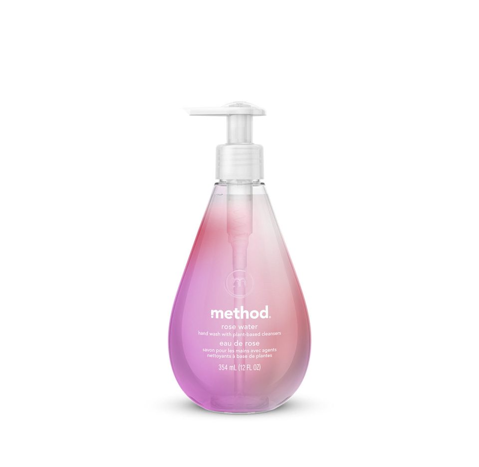 gel hand wash - rose water. 12 fl oz