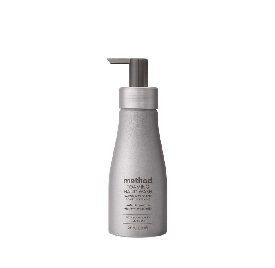 foaming hand wash - violet + lavender. 10 fl oz