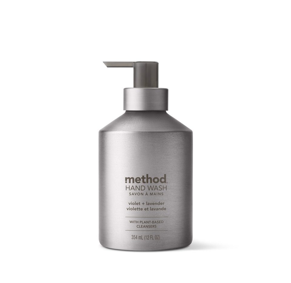gel hand wash - violet + lavender. 12 fl oz