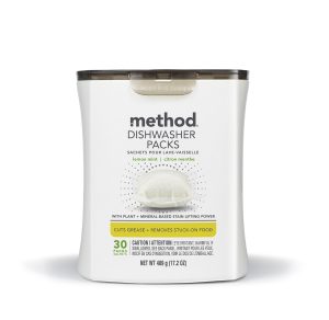 dishwasher packs – lemon mint. 30 ct
