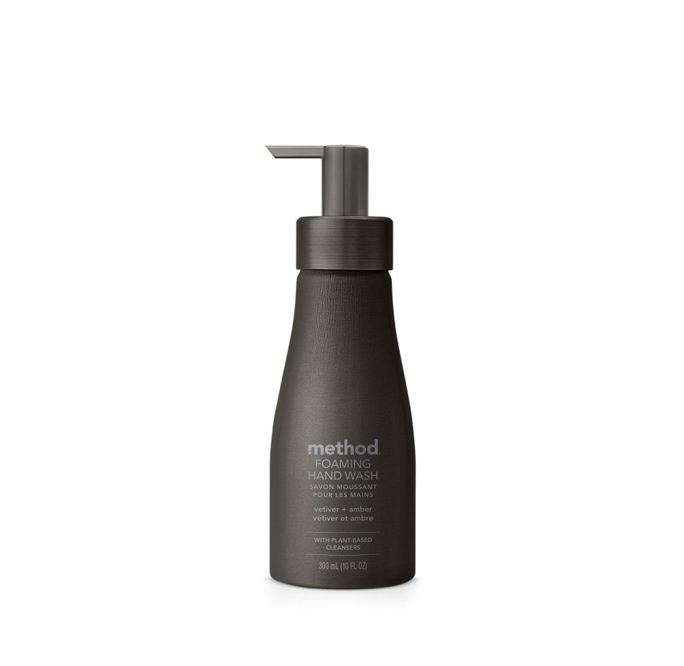 foaming hand wash - vetiver + amber. 10 fl oz