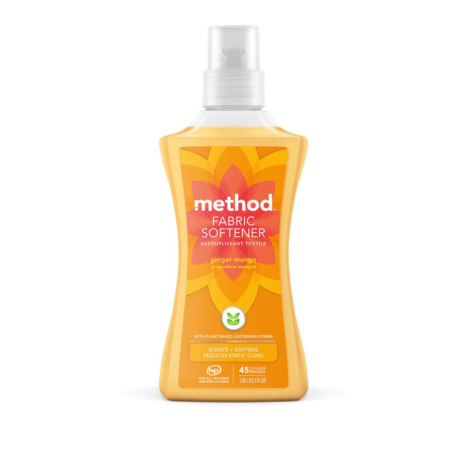 fabric softener 45 loads - ginger mango. 53.5 fl oz