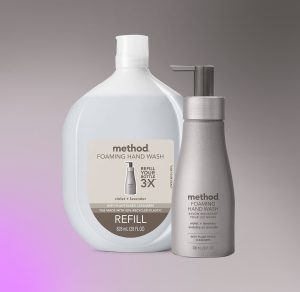 foaming hand wash refill – violet + lavender. 28 fl oz