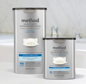 heavy duty dishwasher packs – free + clear. 26 ct