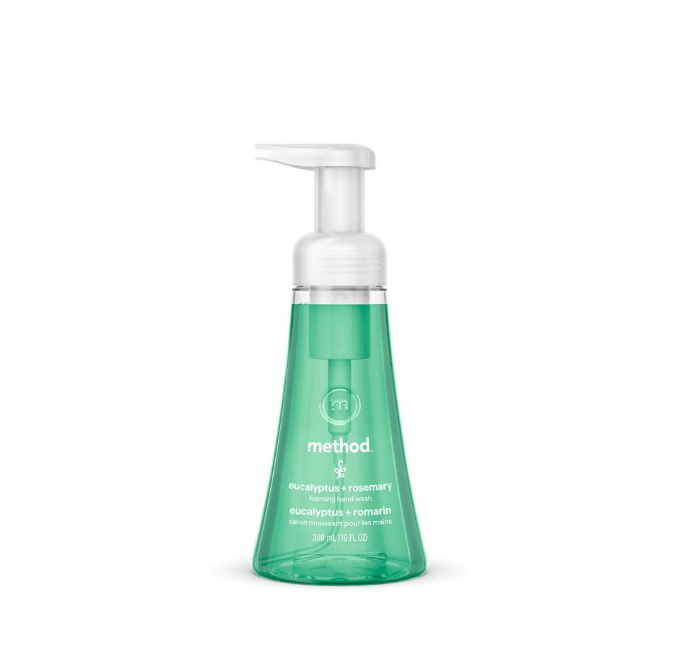 foaming hand wash - eucalyptus + rosemary. 10 fl oz