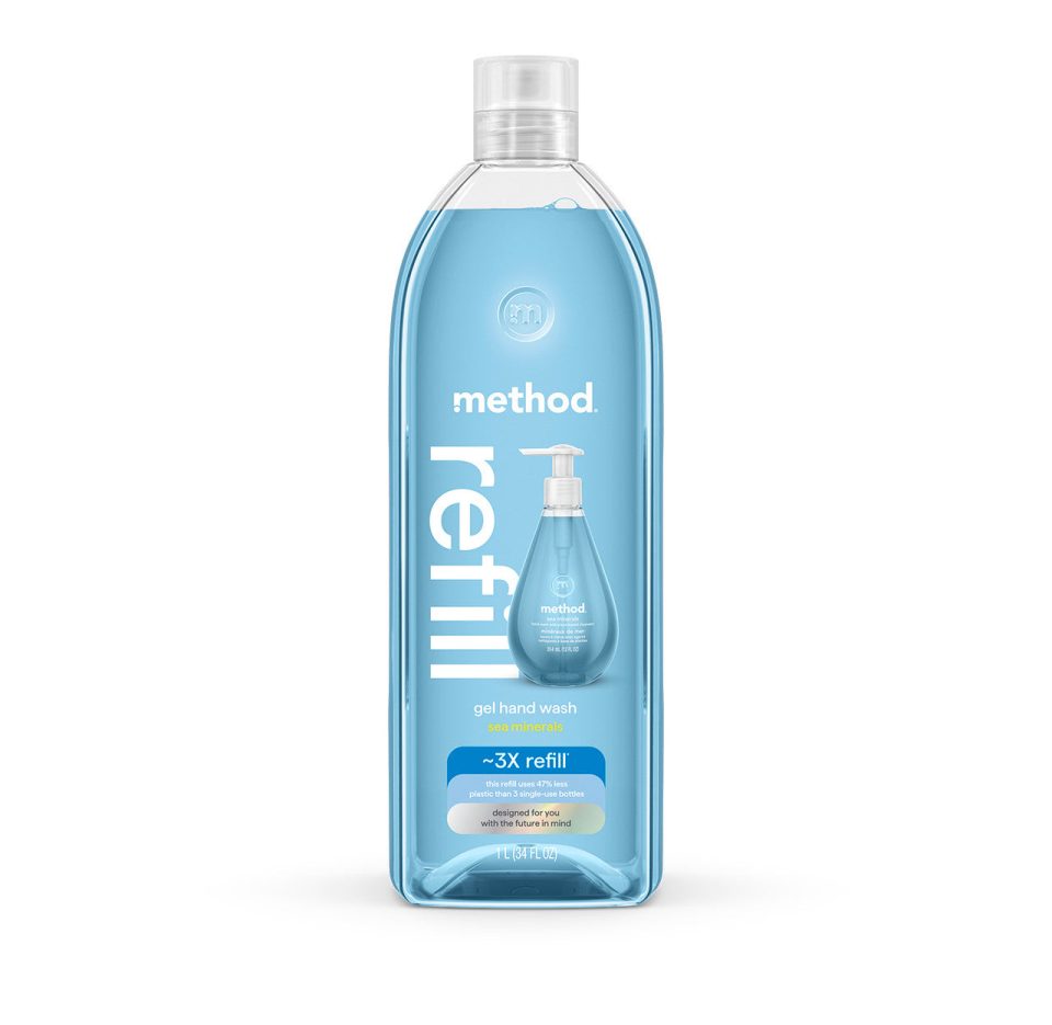 gel hand wash refill - sea minerals. 34 fl oz 1