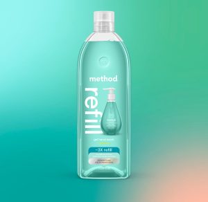 gel hand wash refill – waterfall. 34 fl oz 1