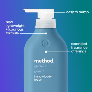 body lotion – glacier + granite. 14 fl oz